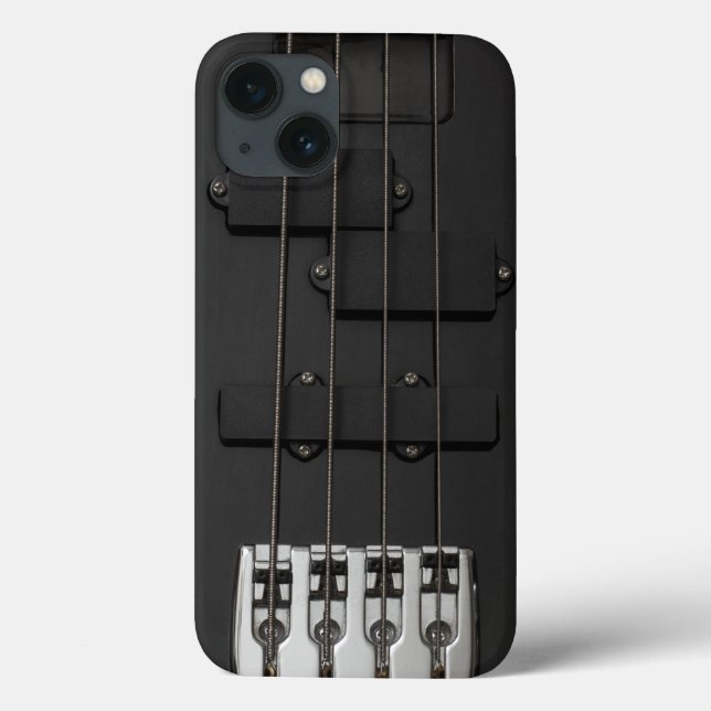 Coques Case-Mate iPhone Guitare électrique noire (Verso)