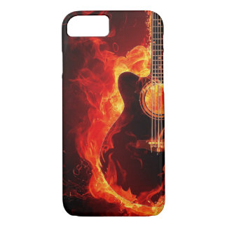 Coque iPhone 7 Guitare flamboyante