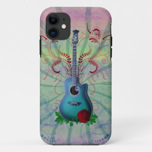 Coque Case-Mate iPhone Guitare florale