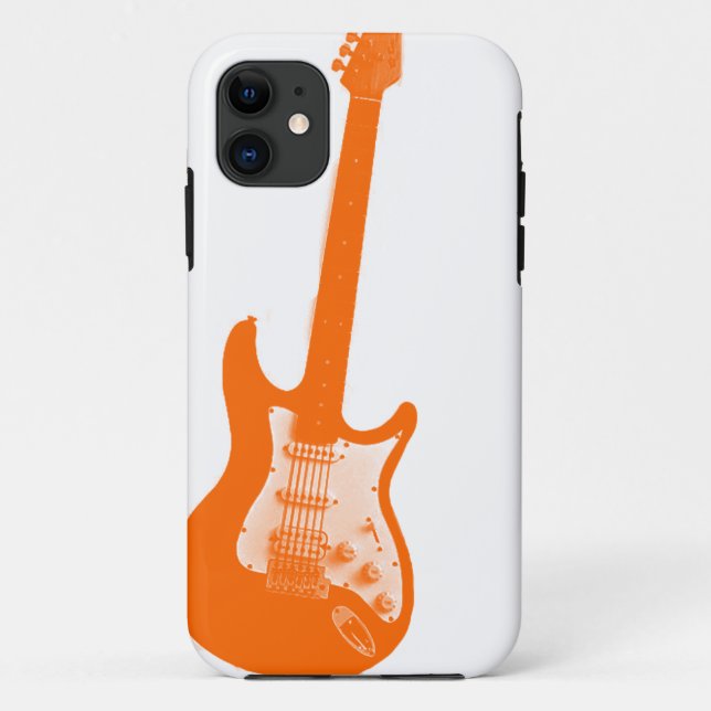 Coques Case-Mate iPhone Guitare orange (Dos)