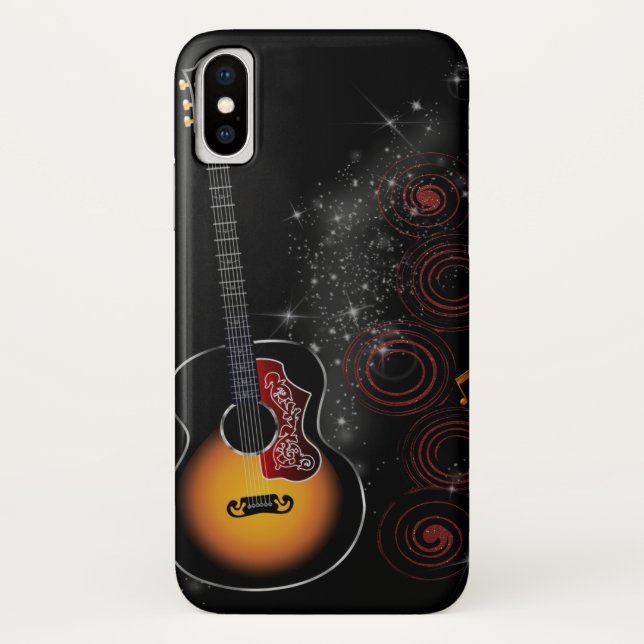 Coques Case-Mate iPhone Guitare Rétro (Dos)