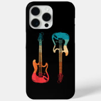 Guitare Rétro Guitariste Électrique Basse Guitare 