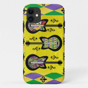 Coque Case-Mate iPhone Guitares Colorées de Mardi Gras