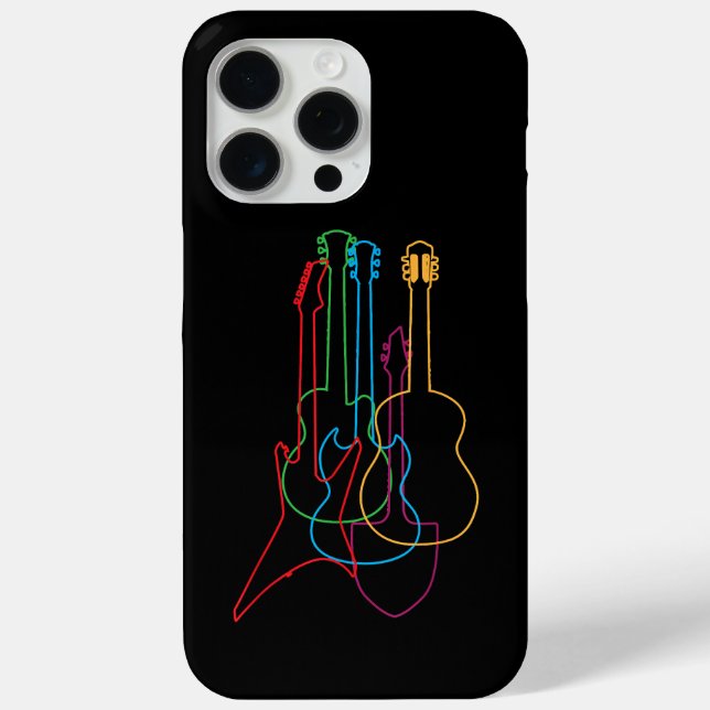 Coques Case-Mate iPhone Guitares de couleur Electric Acoustic classique ca (Verso)