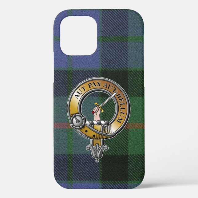 Coques Case-Mate iPhone Gunn Tartan & Badge (Verso)