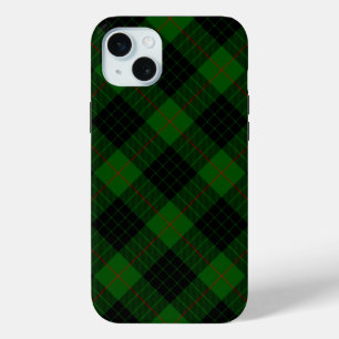 Coque Case-Mate iPhone Gunn tartan vert noir plaid