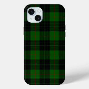 Coque Case-Mate iPhone Gunn tartan vert noir plaid