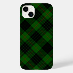Coque Case-Mate iPhone Gunn tartan vert noir plaid