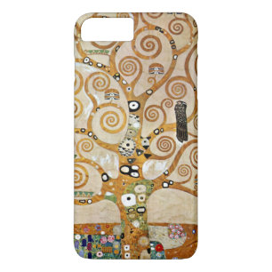 Coque iPhone 7 Plus Gustav Klimt Arbre doré de la vie avec un oiseau