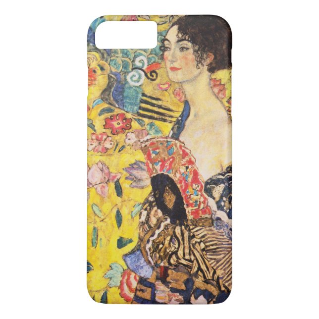 Coques Case-Mate iPhone Gustav Klimt Dame avec éventail (Dos)