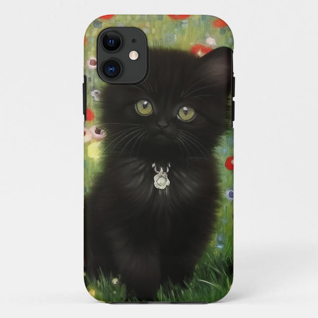 Coques Case-Mate iPhone Gustav Klimt Kitten (Dos)