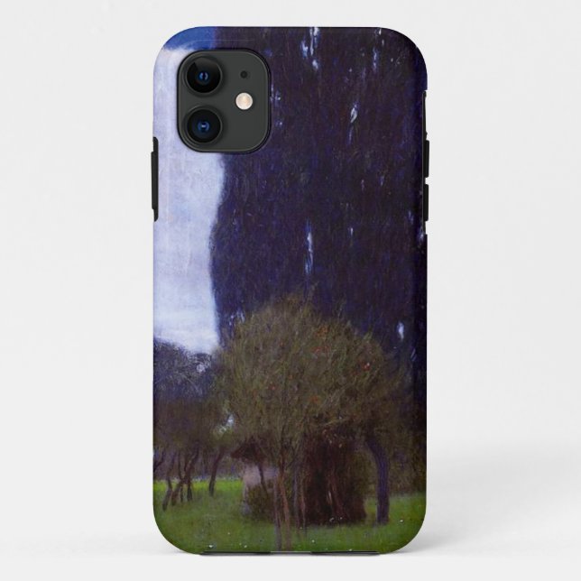 Coques Case-Mate iPhone Gustav Klimt les arbres de peuplier grands (Dos)