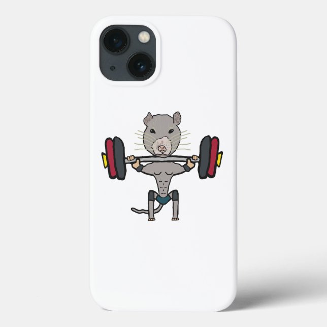Coques Case-Mate iPhone Gym Rat Poids (Verso)