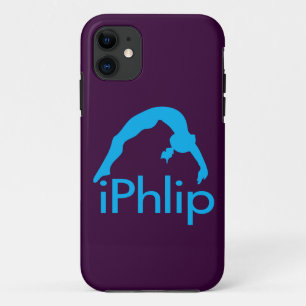 Coque Case-Mate Pour iPhone gymnaste bleu de gymnastique d'iPhlip