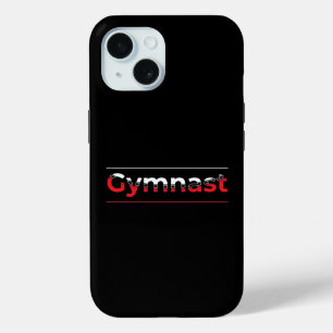 Coque Case-Mate iPhone Gymnaste - Mot minimaliste moderne de gymnastique