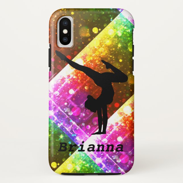 Coques Case-Mate iPhone Gymnastique Abstrait Renversement (Dos)