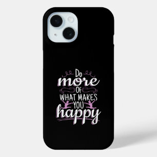 Coque Case-Mate iPhone Gymnastique Féminine - Citation Motivante et Heure