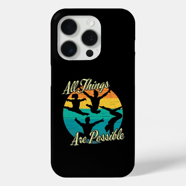 Coques Case-Mate iPhone Gymnastique Féminine - Tout est Possible (Verso)