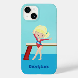 Coque Case-Mate iPhone Gymnastique mignonne fille Blonde personnalisée Gy