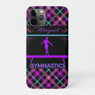 Case-Mate iPhone Case Gymnastique Poutrelle rose violet Turquoise Tartan