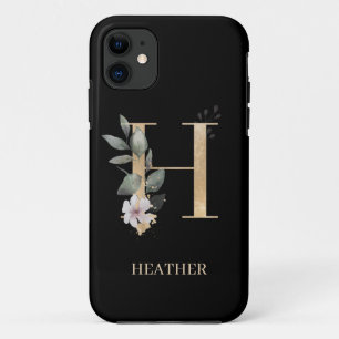Case-Mate iPhone Case H Monogramme Floral Personnalisé