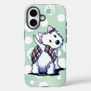 Coques iPhone 16 Habillé Pour Tuer Westie Téléphone Case