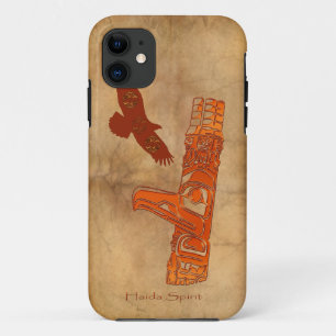 Coque Case-Mate iPhone Haida Eagle & Totem Pole Art autochtone