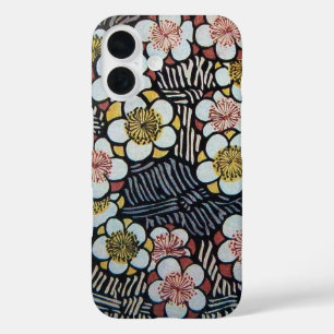 Coque Pour iPhone 16 HAIKU, FLEURS DE PRINTEMPS BLANC Antique Floral Ja