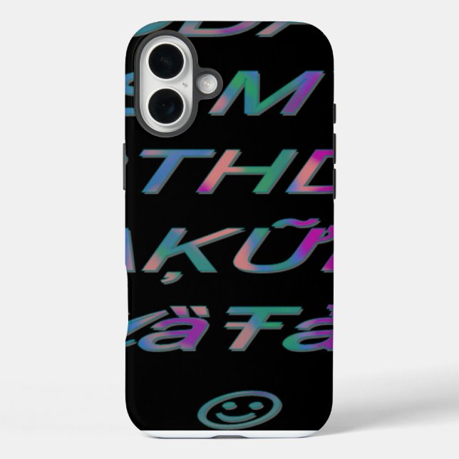 Coques Case-Mate iPhone Hakuna Matata Aujourd'hui c'est mon anniversaire H (Verso)