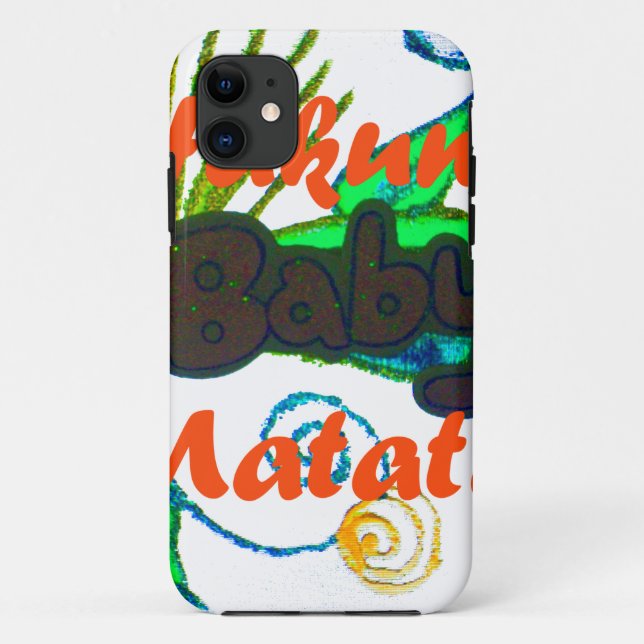Coques Case-Mate iPhone Hakuna Matata Baby.png (Dos)