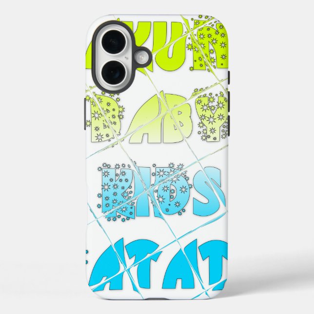 Coques Case-Mate iPhone Hakuna Matata Bébé Enfants Joyeuses Couleurs Art I (Verso)