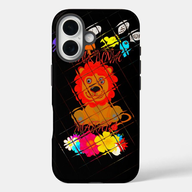 Coques Case-Mate iPhone Hakuna Matata bébé lion roi mignon (Verso)