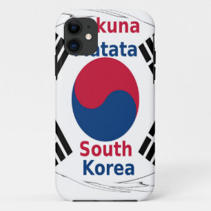 Coque iPhone 11 Hakuna Matata Corée du Sud Art Imprimer/Graphique
