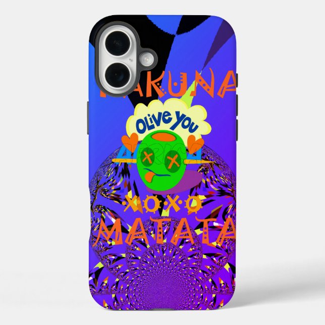 Coques Case-Mate iPhone Hakuna Matata mignon gentil et adorable drôle d'am (Verso)