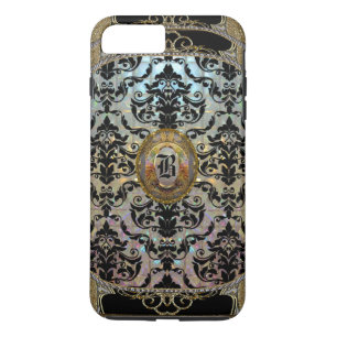 Coque Case-Mate iPhone Halleesham Elegant Damask Monogramme Plus