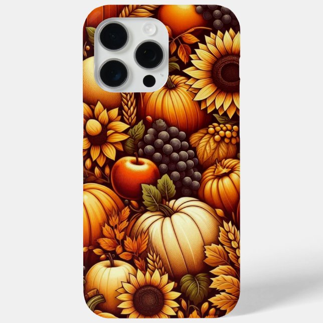 Coques Case-Mate iPhone Halloween/Automne/Automne/citrouille (Verso)