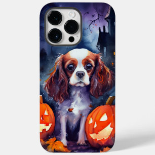 Coque Case-Mate iPhone Halloween Cavalier King Charles Citrouille espagno