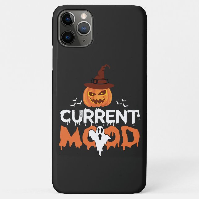 Coques Case-Mate iPhone Halloween Citrouille chauve-souris l'humeur actuel (Dos)