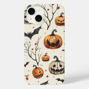 Coque Case-Mate iPhone Halloween Citrouille et chauves-souris Motif autom