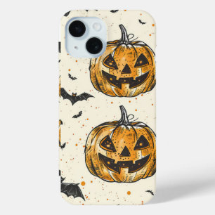 Coque Case-Mate iPhone Halloween Citrouille et chauves-souris Motif autom
