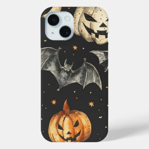 Coque Case-Mate iPhone Halloween Citrouille et chauves-souris Motif autom