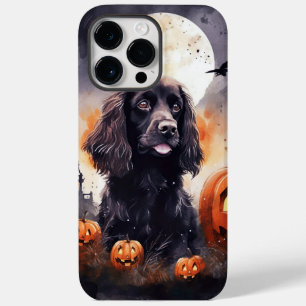 Coque Case-Mate iPhone Halloween Cocker Spaniel Avec Citrouilles
