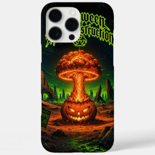 Coque iPhone 16 Pro Max Halloween de destruction massive Citrouille radioa