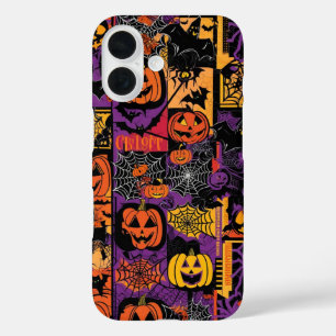 Coque Pour iPhone 16 Halloween de la nuit la plus hantée