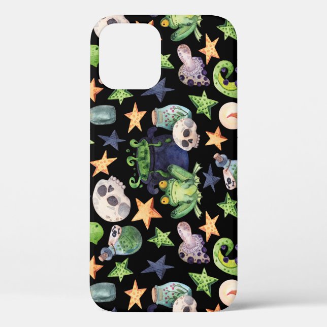 Coques Case-Mate iPhone Halloween éffrayant : Motif à main foncée. (Verso)