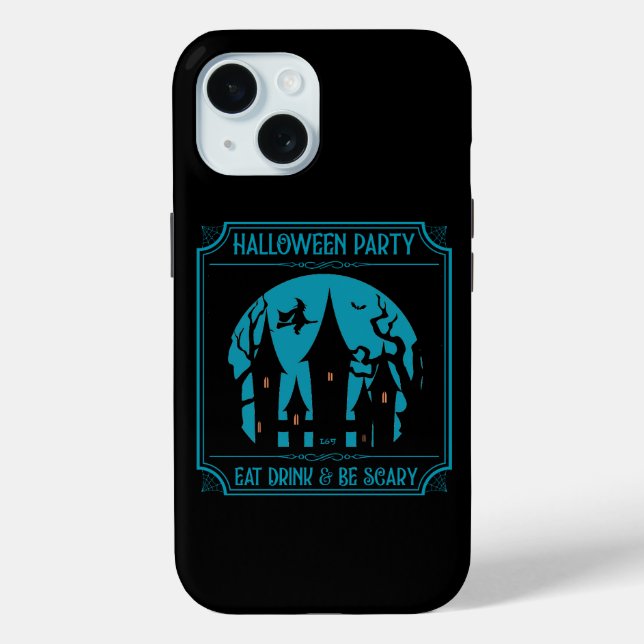 Coques Case-Mate iPhone HALLOWEEN FÊTE, MANGER, BOIRE ET ÊTRE PEUR HALLOwe (Verso)