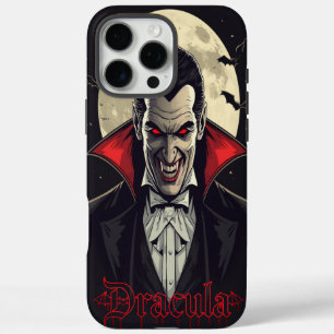 Coque iPhone 16 Pro Max Halloween gothique Dracula