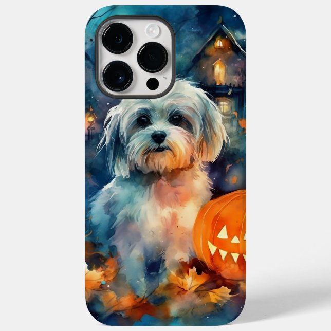 Coques Case-Mate iPhone Halloween Havanais avec la peur Citrouille (Verso)