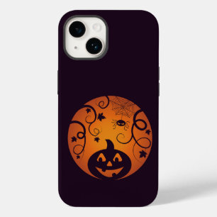 Coque Case-Mate iPhone Halloween Jack-o'-lantern citrouille visage et ara