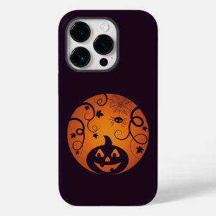 Coque Case-Mate iPhone Halloween Jack-o'-lantern citrouille visage et ara